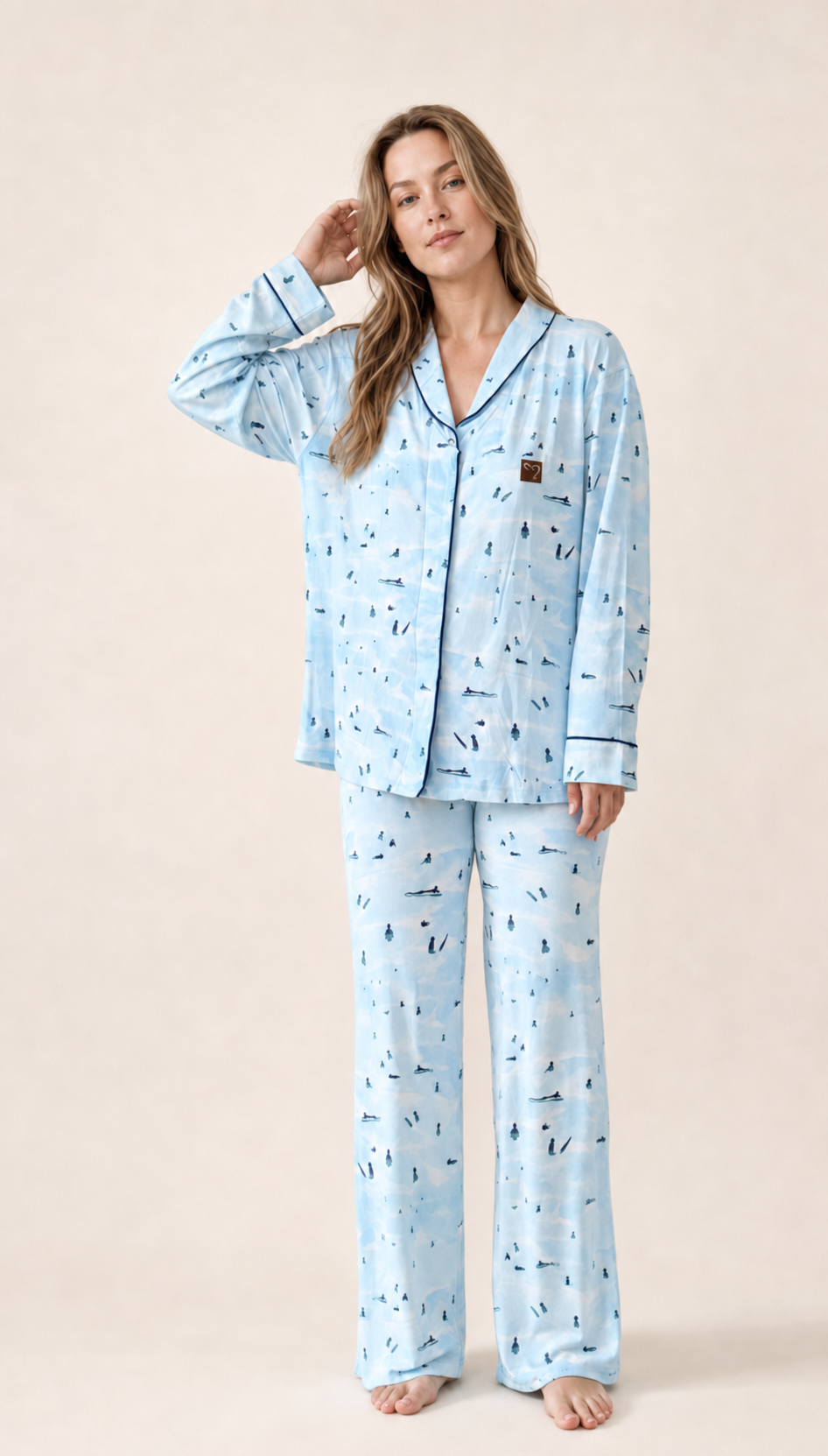 Bashful Baby Ocean Huggie PJ Bottoms