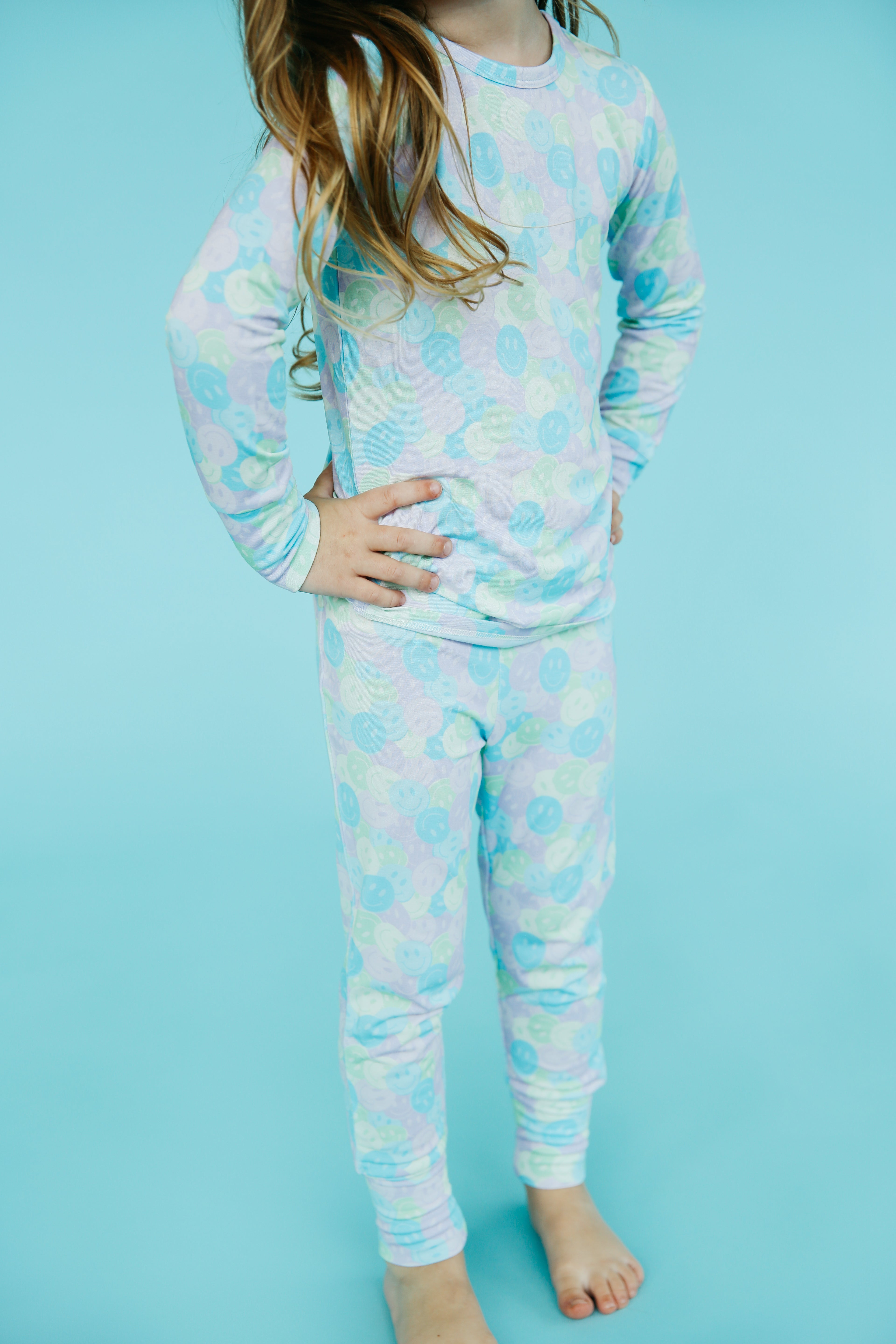 Pastels & Smiley Faces Two Piece