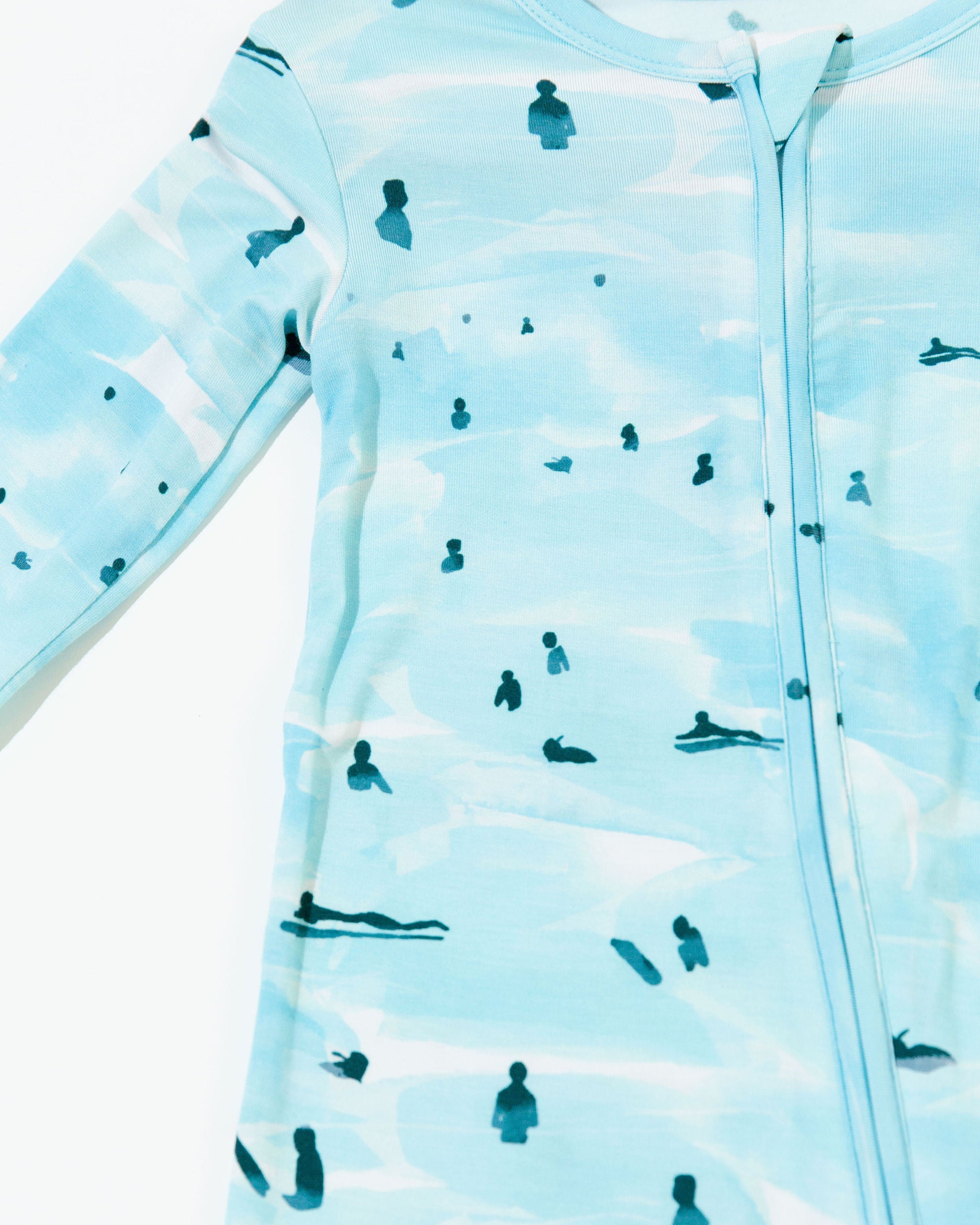 Close Up of Surfs Up Footie