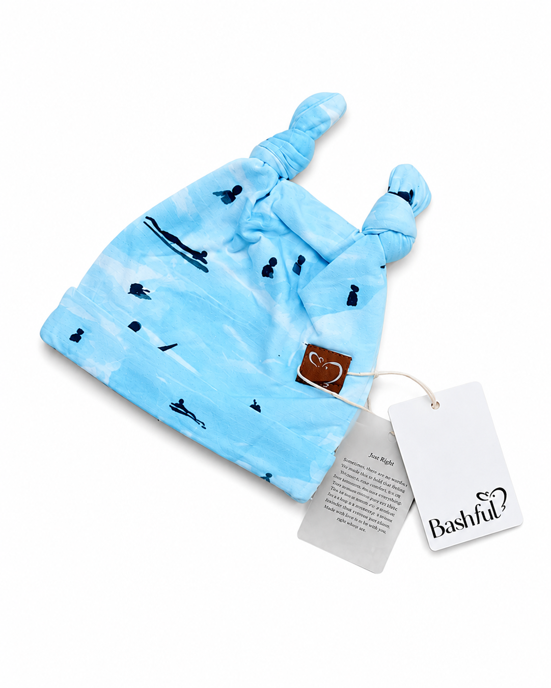 Bashful Baby Ocean Bunny Ear Sleep Hat