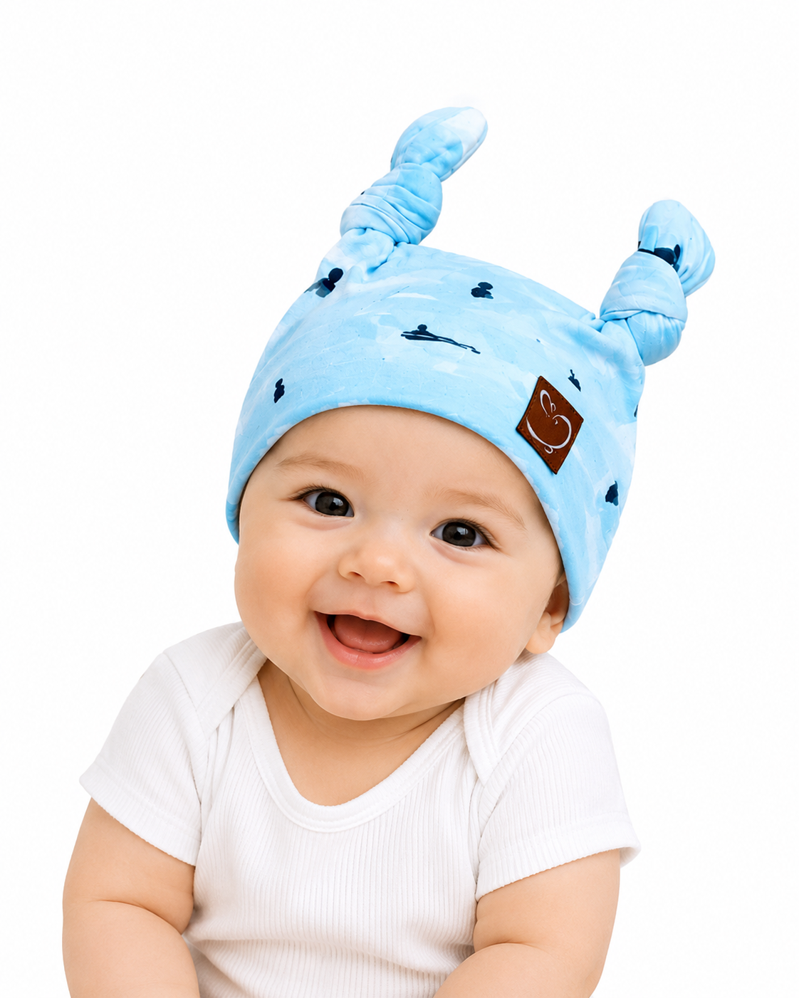 Bashful Baby Ocean Bunny Ear Sleep Hat