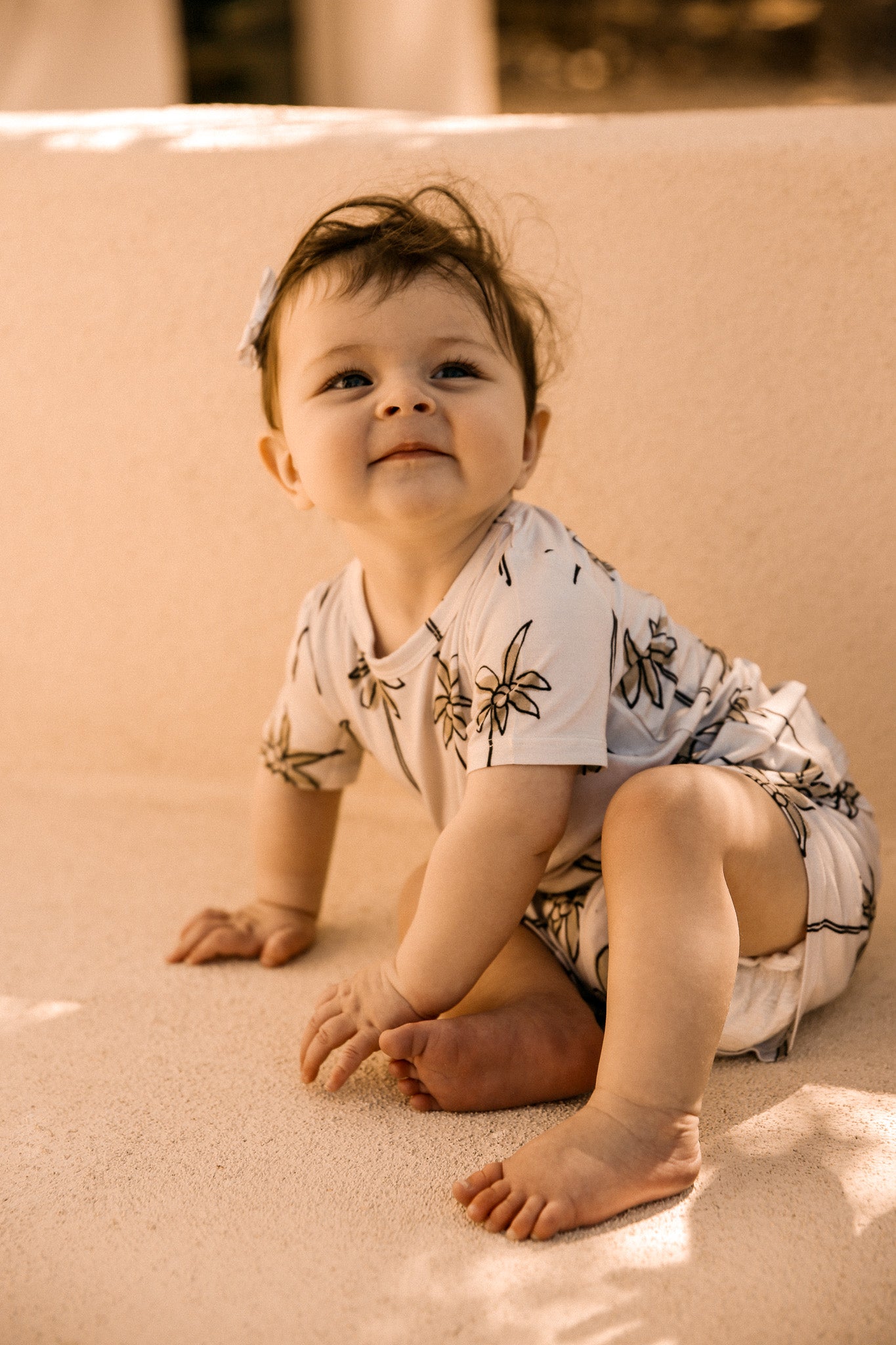 Palm Tree Shorts Two Piece
