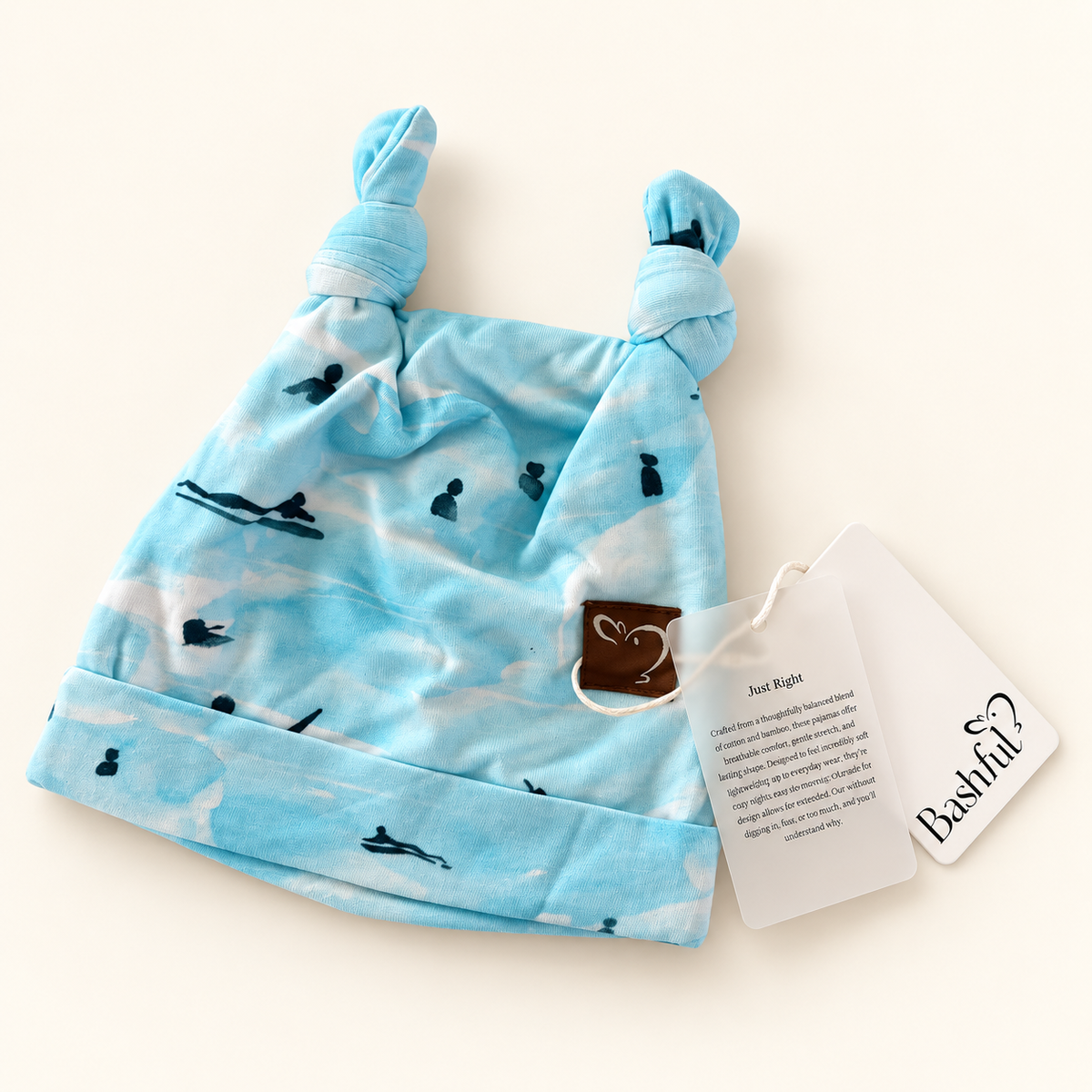 Bashful Baby Ocean Bunny Ear Sleep Hat